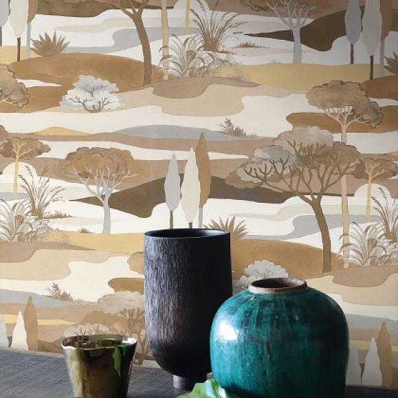 Обои Casamance 75870100 Cap Ferret Sable/latte