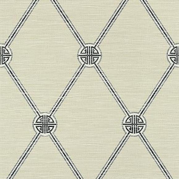 Обои Thibaut T13355 Turnberry Trellis Charcoal