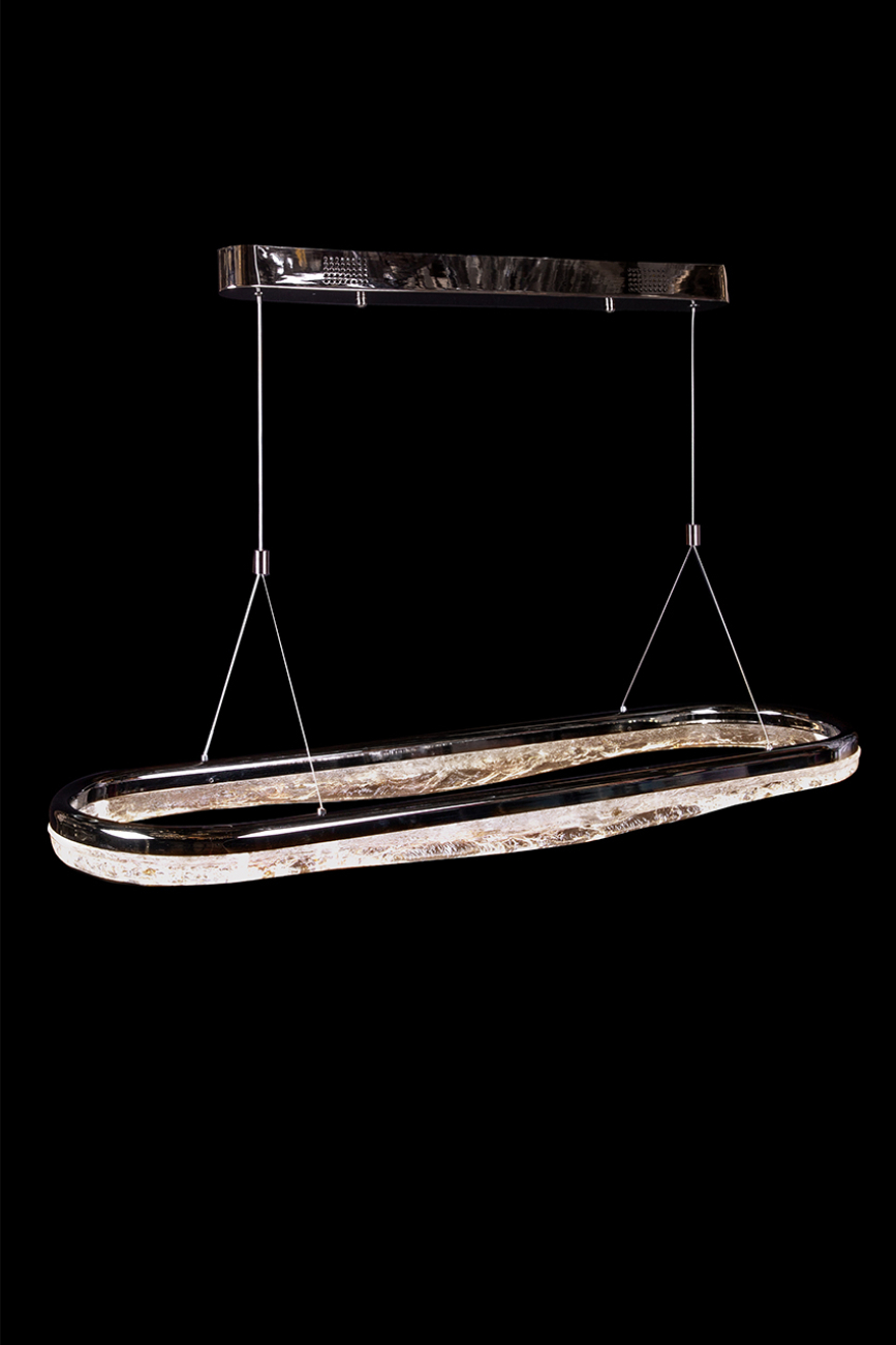 Подвесная люстра Celeste LE7768/1050L Black Chrome
