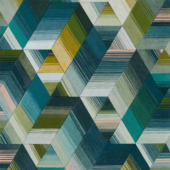 Обои Harlequin 111970 Arccos Emerald/Blush