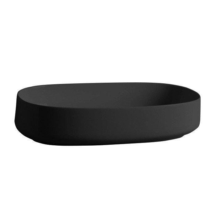Artceram Cognac Раковина накладная 68x35 см, saniglaze, цвет: черный матовый
