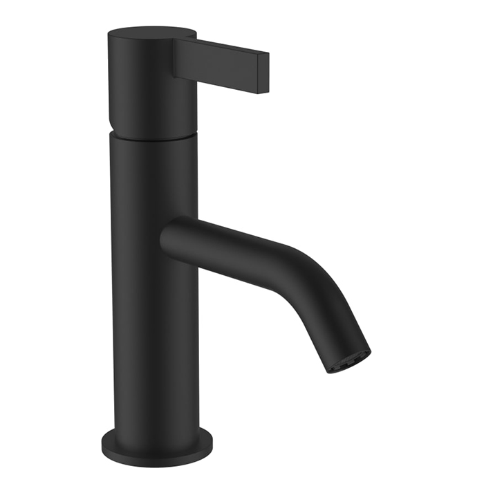 Laufen Kartell Смеситель для раковины, 1 отв., без донного клапана, цвет: PVD черный титан