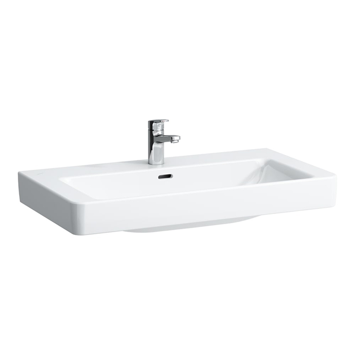 Laufen Pro S Раковина 85х46х9.5 см, 1 отв., c переливом, цвет: белый