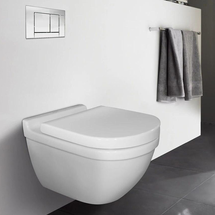 Duravit Starck 3 Унитаз подвесной безободковый, 540х360 мм, с креплением Durafix, цвет белый