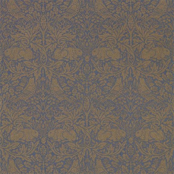 Обои Morris 216530 Pure Brer Rabbit Ink/Gold
