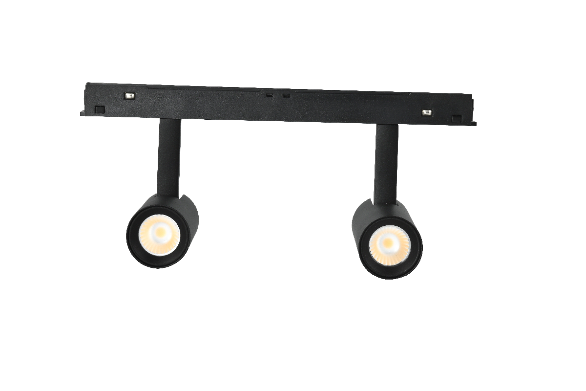 Трековый магнитный светильник iLedex Vision 4822-005-D34-16W-40DG-3000K-BK