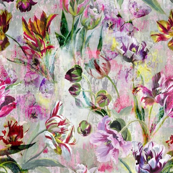 Панно Designers guild PDG1037/01 Tulipa Stellata Fuchsia