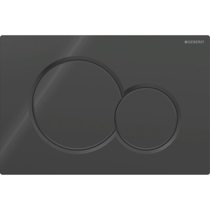 Geberit Sigma01 Клавиша для двойного смыва, круглая: Черный