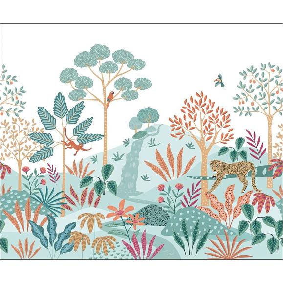 Панно Caselio 104827307 Enchanted Jungle Vert