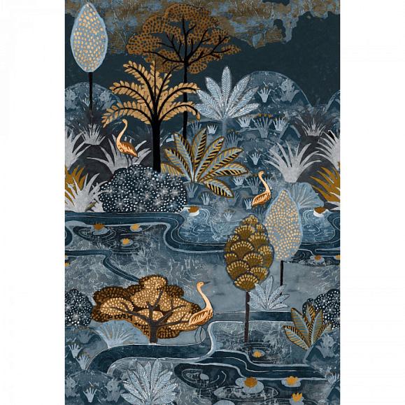 Панно Casamance 75611018 Aruba Bleu d'egypte