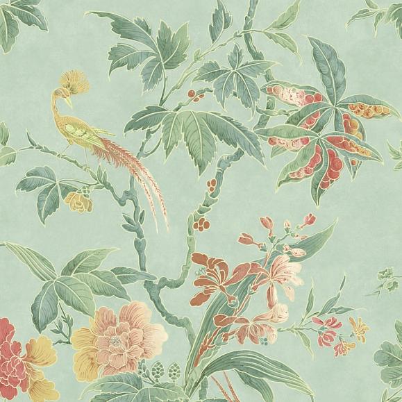 Обои Little Greene 0247PAAQUAM Paradise AQUAMARINE
