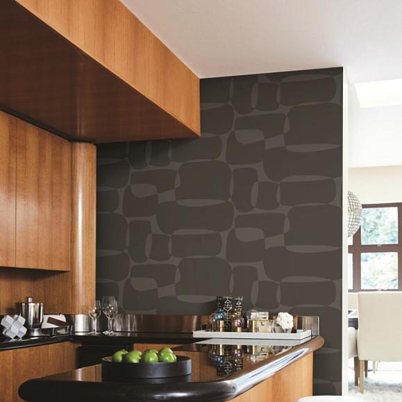 Обои York AG2073 Nikki Chu Block Black/Metallic