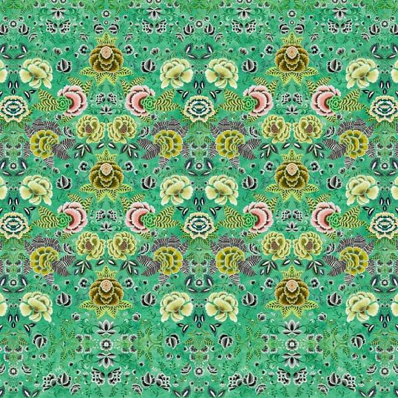Панно Designers Guild PDG1168/02 Rose De Damas Jade