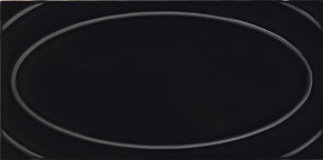 OVA2 Керамическая плитка FORMAE Oval Ebony 13x26