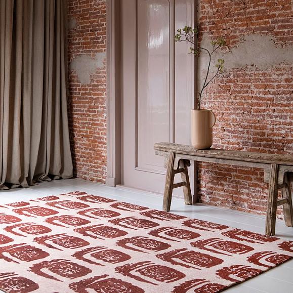 Ковер Ted Baker 163003 (140x200) Woodblock Red 200 x 140 см