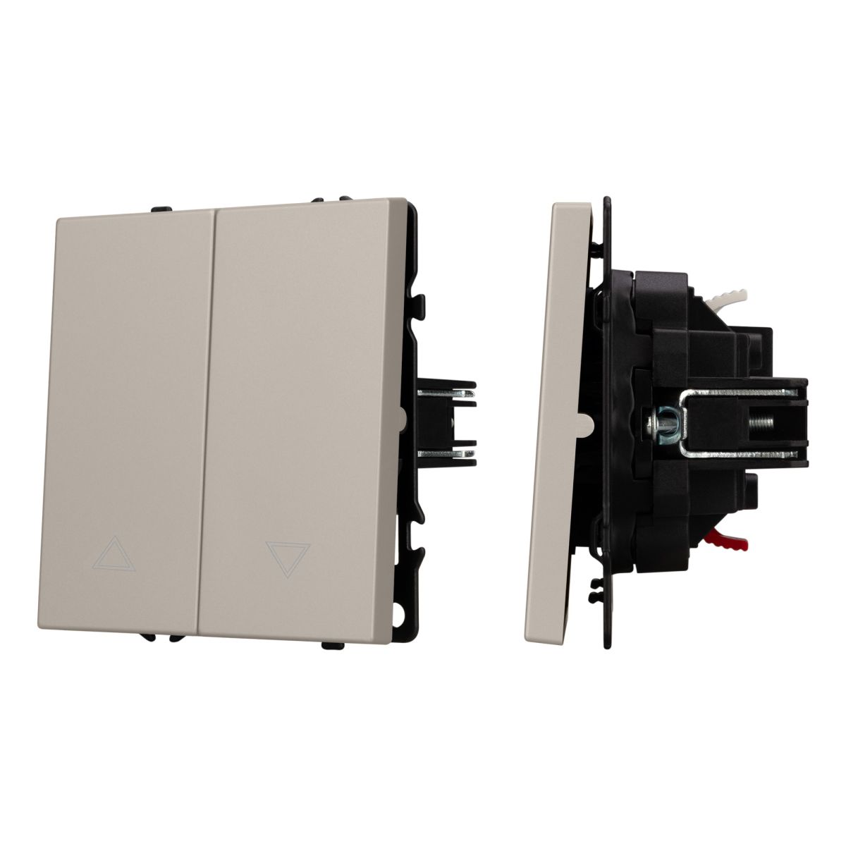 Выключатель управления шторами 2 кл софт-тач кашемир Arlight SWT-MKR2-SFPL-CA (250V, 10A) 059434(1)
