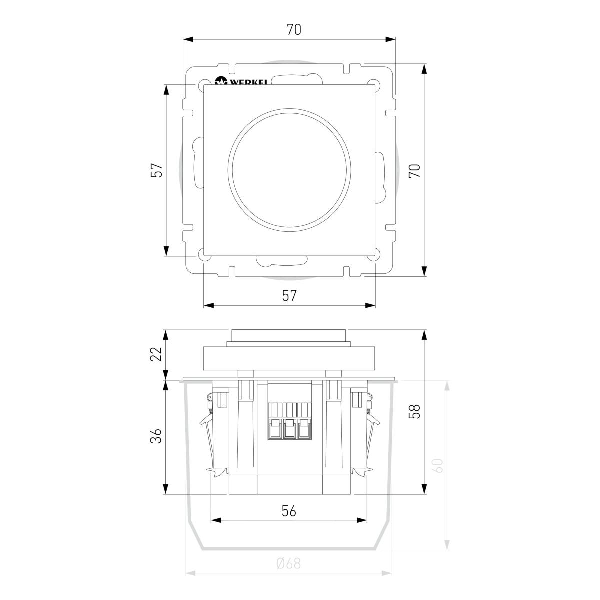 Диммер Werkel 4690389197499 W1142044 a064094