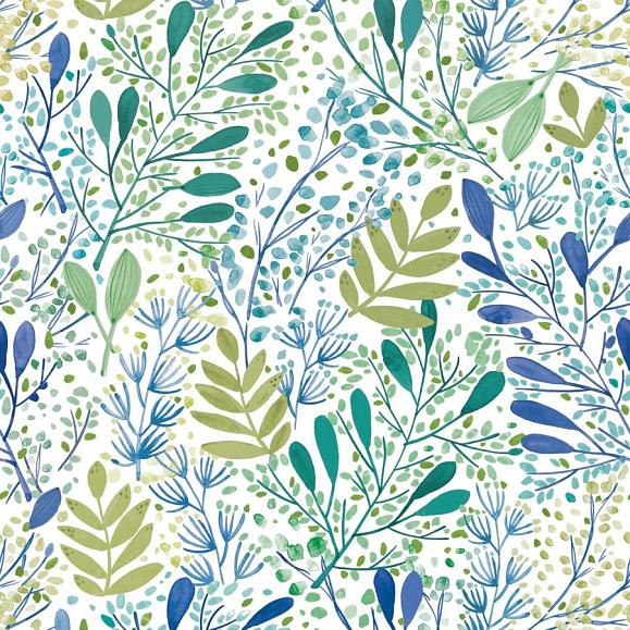 Панно Caselio 104707003 Wild Grass Vert Blanc