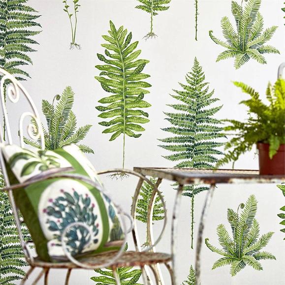 Обои Sanderson 216633 Fernery Botanical Green