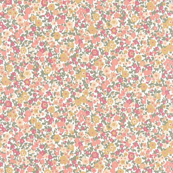 Обои Casadeco 89218308 Pansy Kaki / rouge / beige