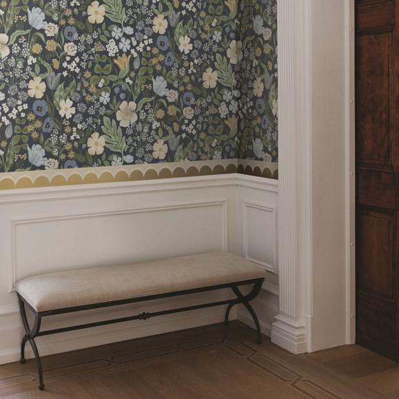 Обои York RF7494 Blossom Navy