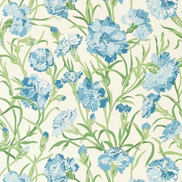 Обои Harlequin 113134 Fleur de Joie French Blue/Succulent/Soft Focus