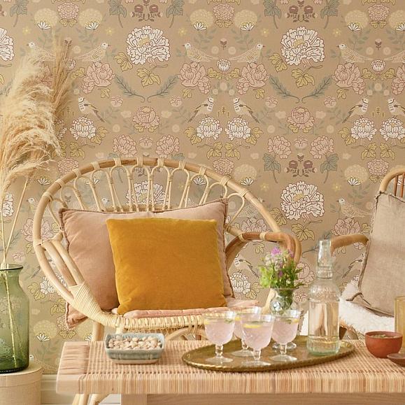 Обои Majvillan 136-03 June Honey Beige