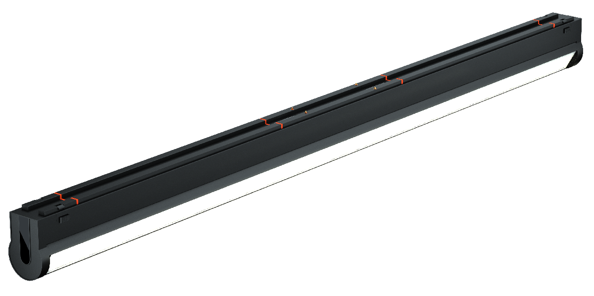 Трековый магнитный светильник iLedex Vision 4825-040-L497-24W-110DG-4000K-BK