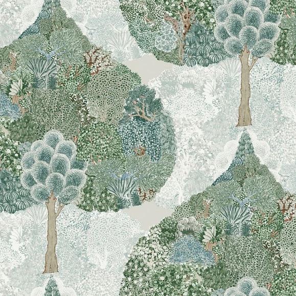 Обои York BO6701 Mystic Forest Green/Teal
