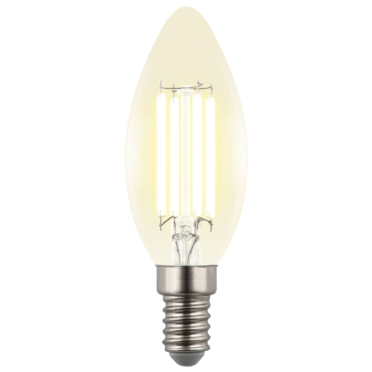 Лампа светодиодная филаментная Uniel LED-C35-4W/3000K/E14/CL GLY01TR UL-00011936