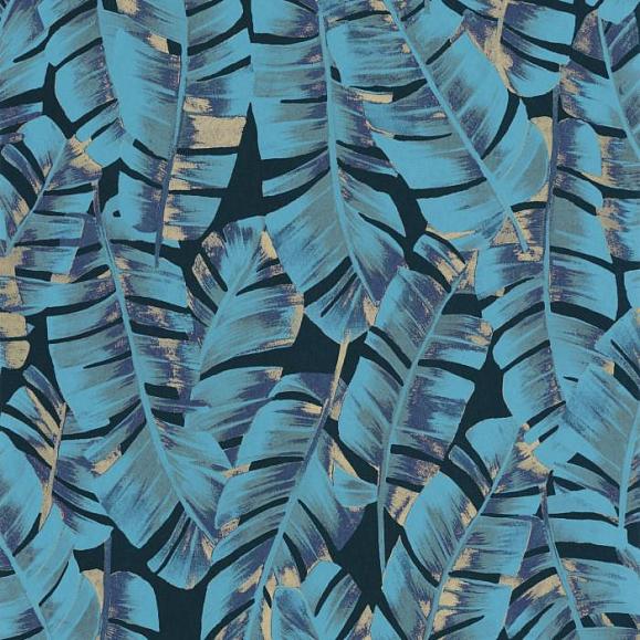 Обои Casadeco 85946192 Botanica Folium Bleu Turquoise