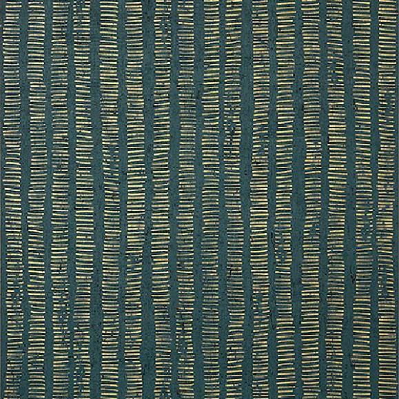 Обои Thibaut T12817 Cork Forest Peacock Blue