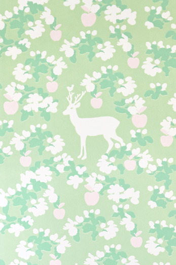 Обои Majvillan 107-02 Apple Garden Green