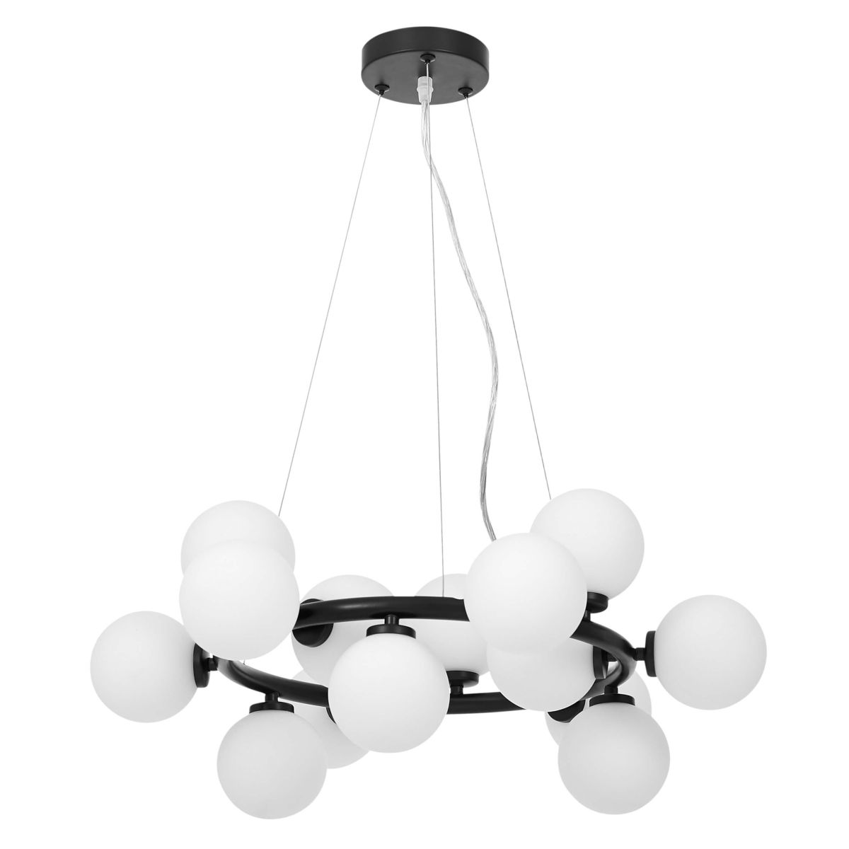 Подвесная люстра Lumina Deco Marsiada LDP 6033-15 BK