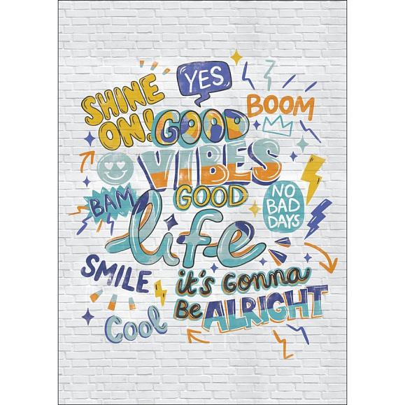 Панно Caselio 104786903 Good Vibes Multicouleurs
