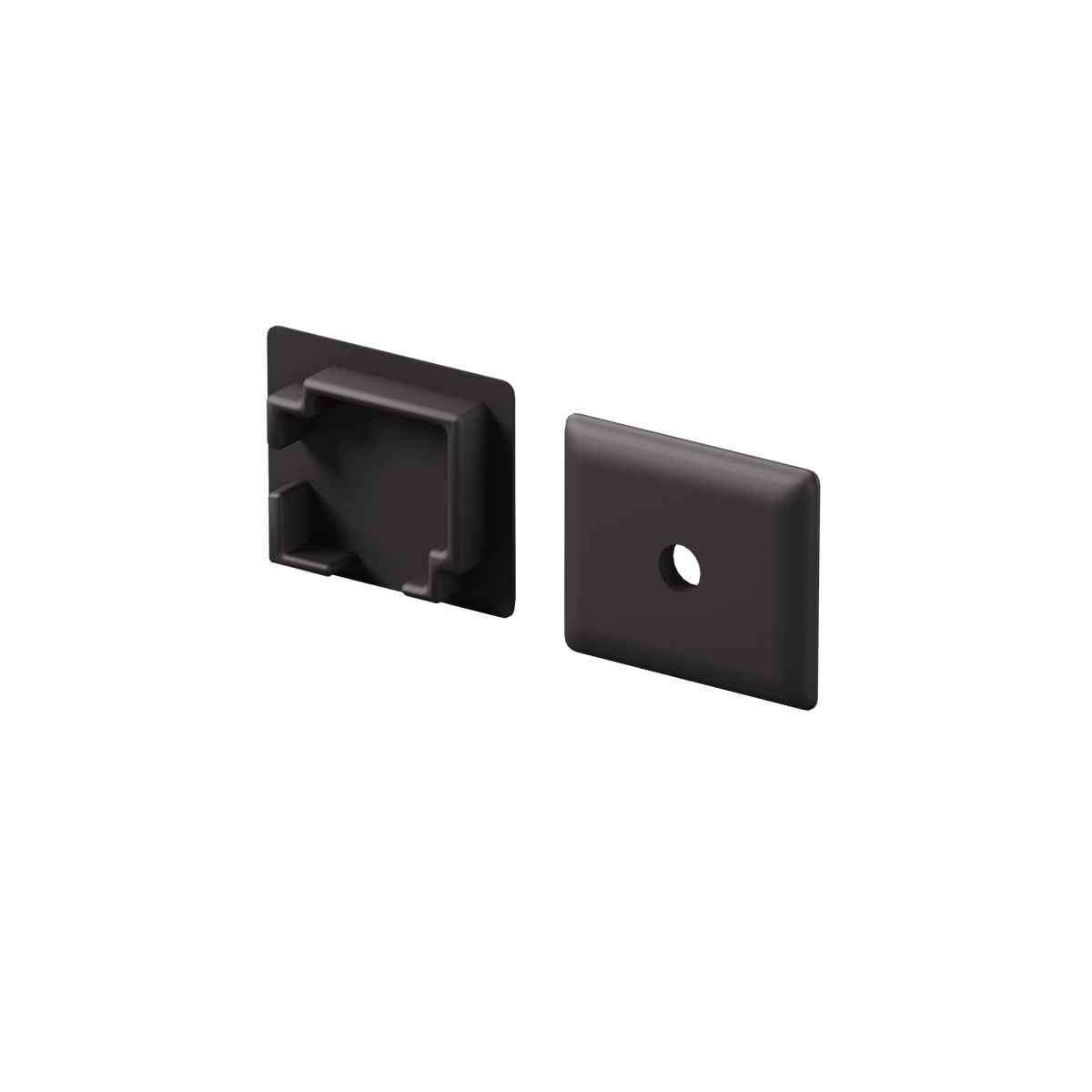 Комплект заглушек для профиля 1616 2шт Maytoni Led Strip ALM-1616S-B-EC 642030