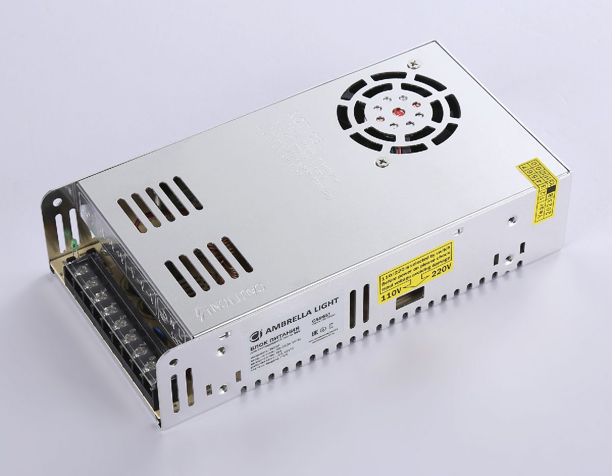 Блок питания Ambrella Light LED Driver 24V 360Вт AC90-260 15A IP20 GS9651