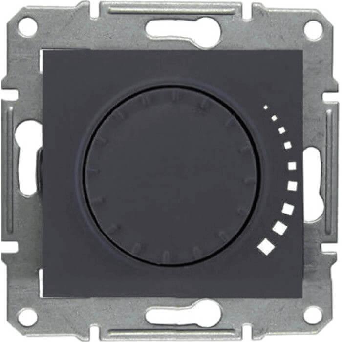 Диммер поворотный емкостный проходной Schneider Electric Sedna 60-500W SDN2200570