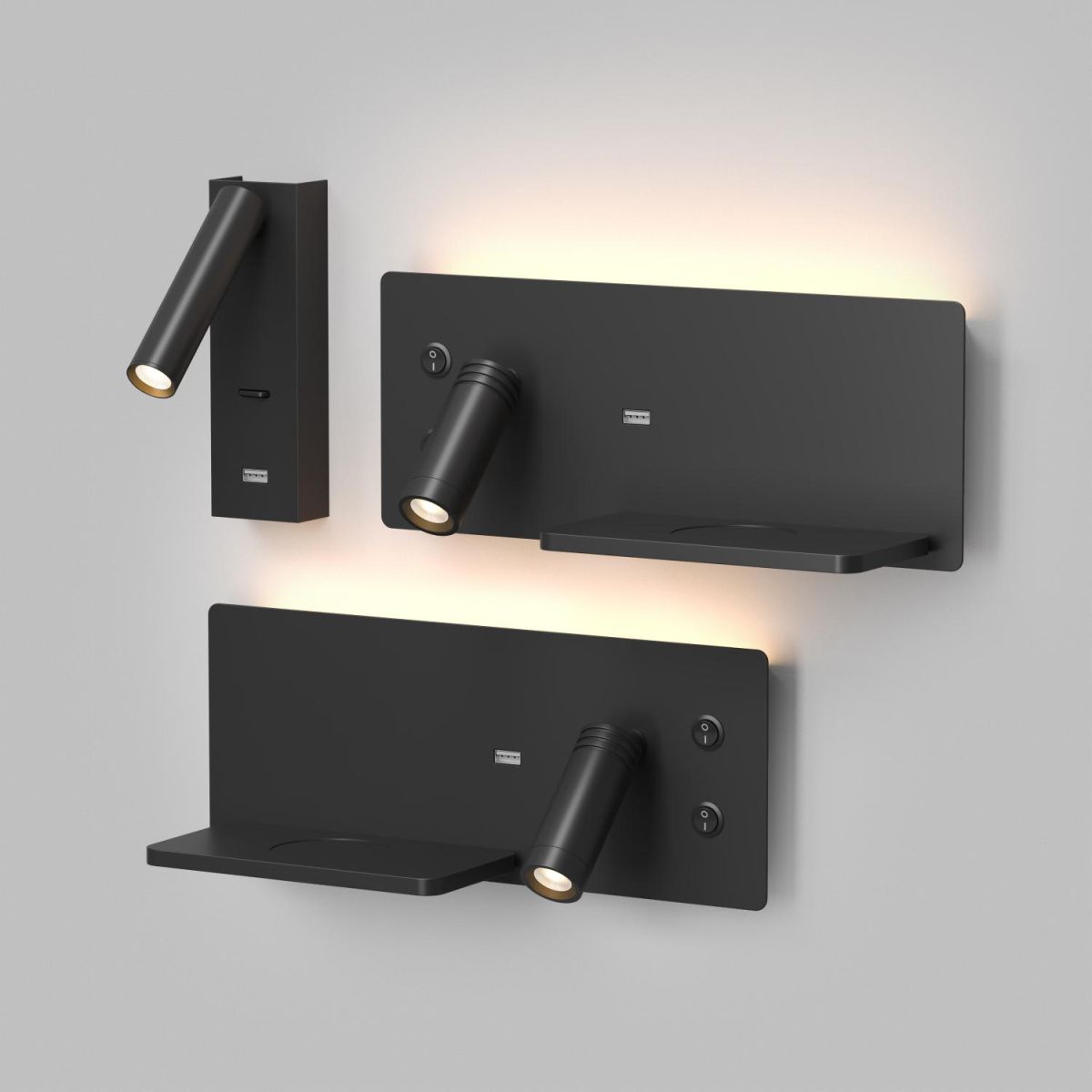 Бра Denkirs Chargelux DK5093-BK
