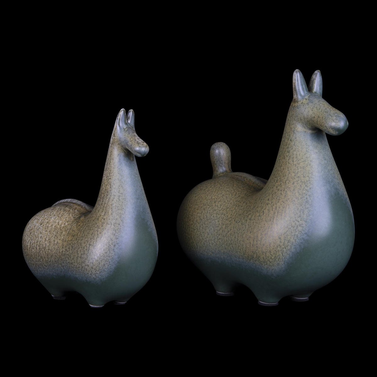 Статуэтка (2 шт.) Loft IT Horse 10283 Green (2 pcs)