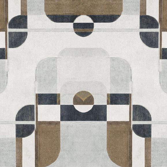 Панно Casadeco 200586128 Conrad Gris duvet / encre