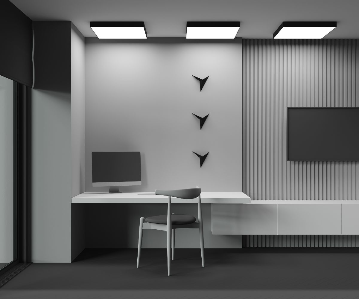 Потолочный светильник Maytoni Zon C032CL-90W3K-SQ-B