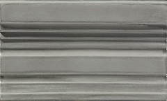 TEP4 Бордюр EPOQUE Terminale Pitti Grey Craquele 12x20