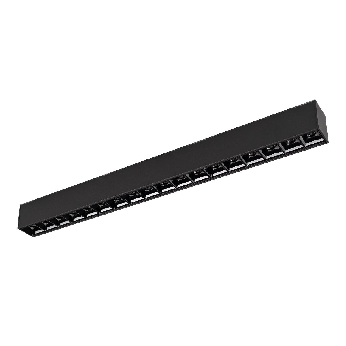 Трековый магнитный светильник Arlight MAG-LASER-45-L480-18W Warm3000 (BK, 15 deg, 24V, DALI) 046548