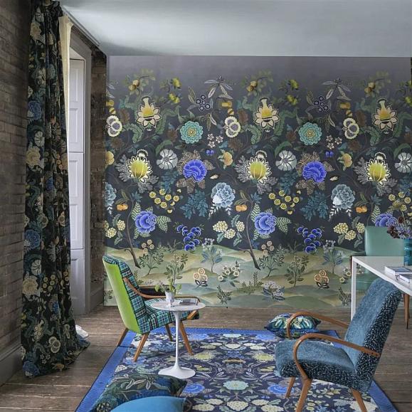 Панно Designers Guild PDG1169/03 Brocart Decoratif Indigo