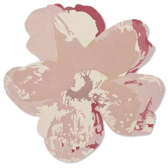 Ковер Ted Baker 162302 (D150) Shaped Magnolia Light Pink 150 x 150 см