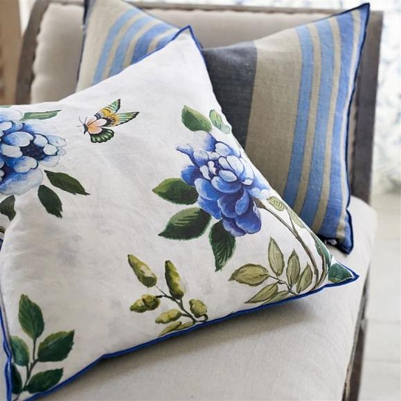 Подушка CCDG1217, Porcelaine de Chine, Cobalt, Designers Guild 55 x 55см