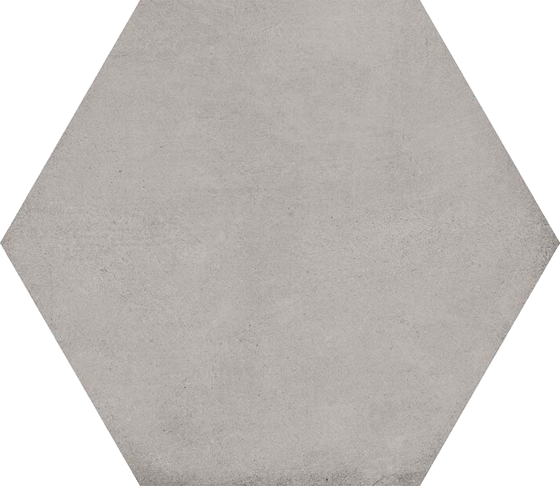 Hexágono Bampton Gris