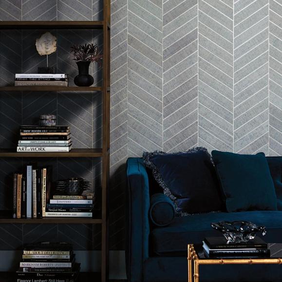 Обои York HO2106 Atelier Herringbone Lagoon