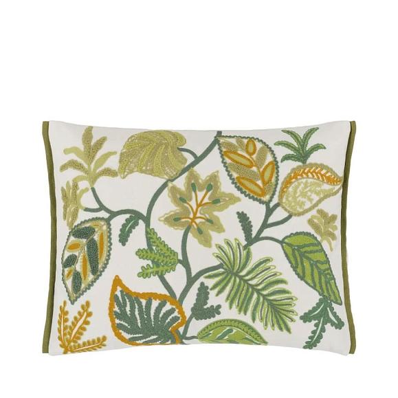 Подушка CCDG1558, Foglia Decorativa, Moss, Designers Guild 60 x 45см